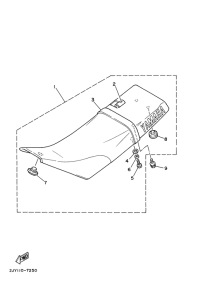 TW125 Сиденье