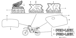 XR600R Label read the manual