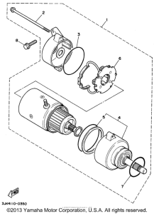 XV1100F Стартер