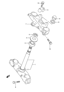 DR800 Траверса нижняя