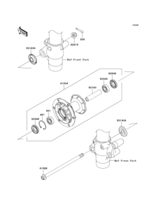 Переднее колесо