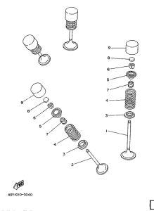 TT250R Клапана