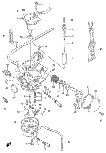 AG100 Carburetor assy
