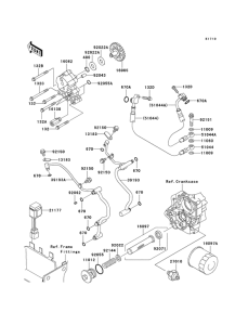 VN1500 Насос масляный  / фильтр масляный