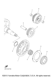 WR25RZCL Муфта стартера