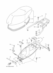 XC125E Сиденье