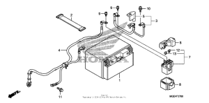 VFR1200F (DCT) Аккумулятор