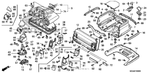 GL1800 (ABS) Кофр задний