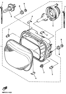XJ400S ﾍﾂﾄﾞﾗｲﾄ
