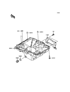 ZR1000 Маслянный поддон