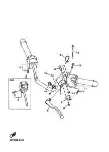 FZS600 Interruptor  manillar&palanc