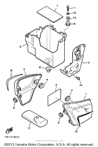 XJ700S Боковые обтекатели