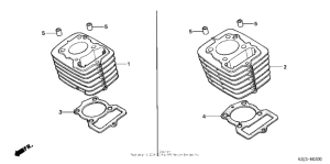 CRF80F Цилиндры