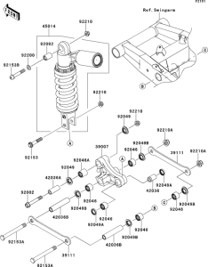 ZR800 Подвеска  /  амортизатор