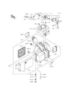 BJ250LFFA エアクリーナ