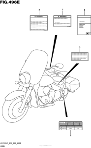 VL1500T Label (Vl1500Tl7 E03)