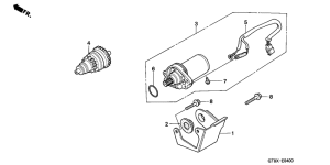 PK50S Стартерный мотор