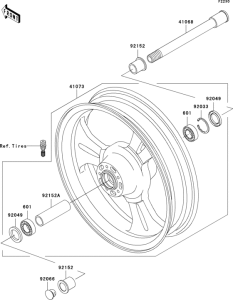  Переднее колесо
