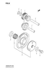 AN650 (ABS) Муфта стартера