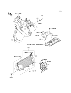 KLE650 Radiator(a9f)