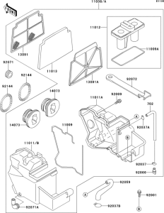 EX250 Воздушный фильтр
