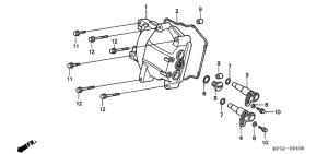 FES250 Крышка головки цилиндров