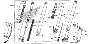  Передняя вилка