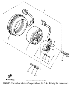 XJ650LK Генератор