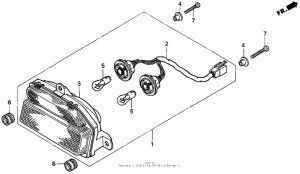 CBR900RR Фонарь