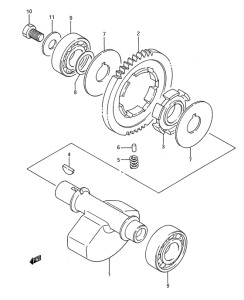 LS650 Балансир кривошипа