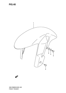 GSX-R600 Переднее крыло