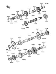 ZX400 Трансмиссия