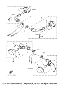 FZ09 Поворотники