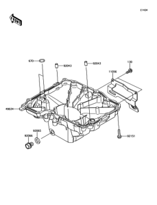ZR1000 オイルパン