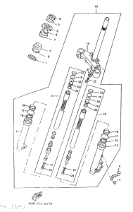 CW50 Передняя вилка