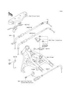 VN1500 Тросы управления