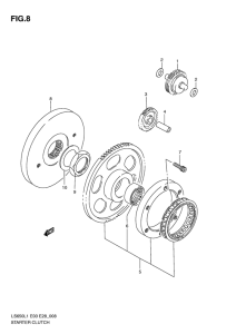 LS650 Муфта стартера