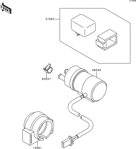 ZX400 Топливный насос