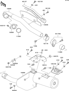 KL650 Глушитель