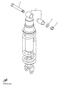 FZS600 Задняя подвеска