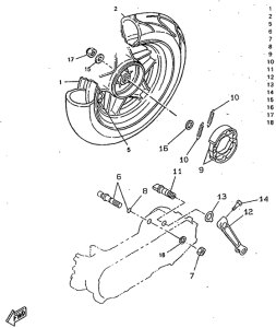 CW50RS Переднее колесо