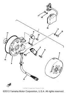 TT250G C - d - i - magneto