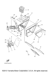 TTR225R Впускная система