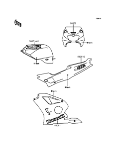 ZX400 Наклейки