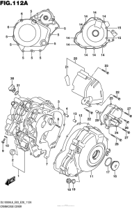 DL1000 (ABS) Боковые крышки