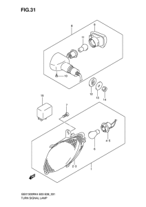GSX1300R Поворотники