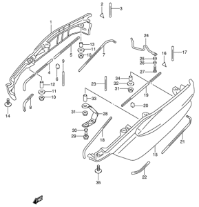 AN400 Ручка пассажира