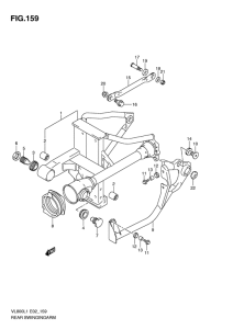 VL800 Маятник задний