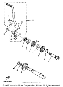 YZ80B Стартер