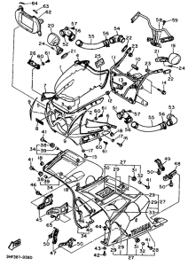 FZR600 Обтекатель 1